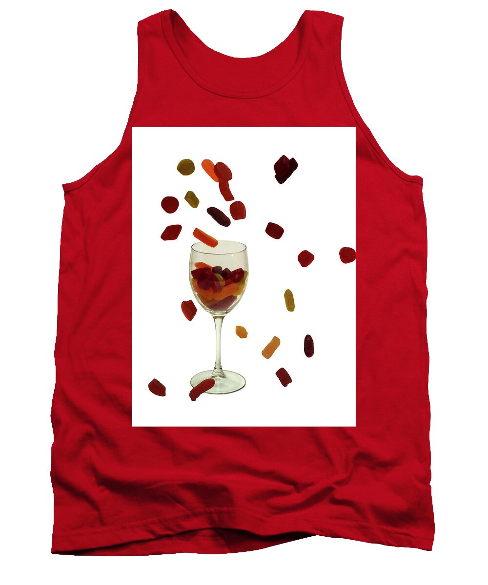 Wine Gums Tank Top featuring the photograph Wine Gums Sweets by David French