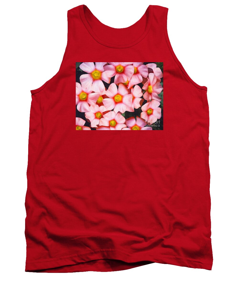 Flower Tank Top featuring the photograph Wood Sorrel by John S Stewart