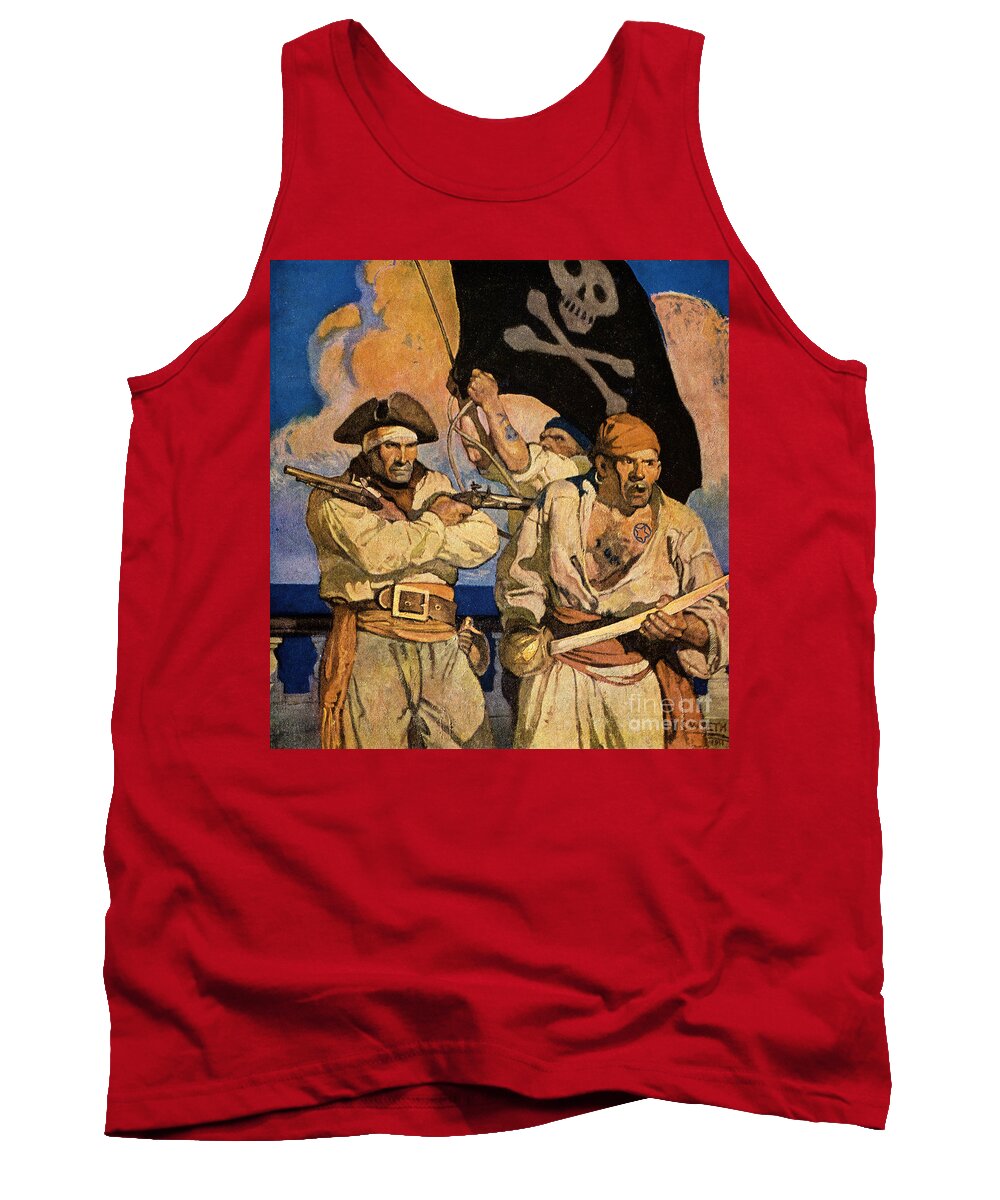 18th Century Tank Top featuring the photograph Treasure Island by N C Wyeth