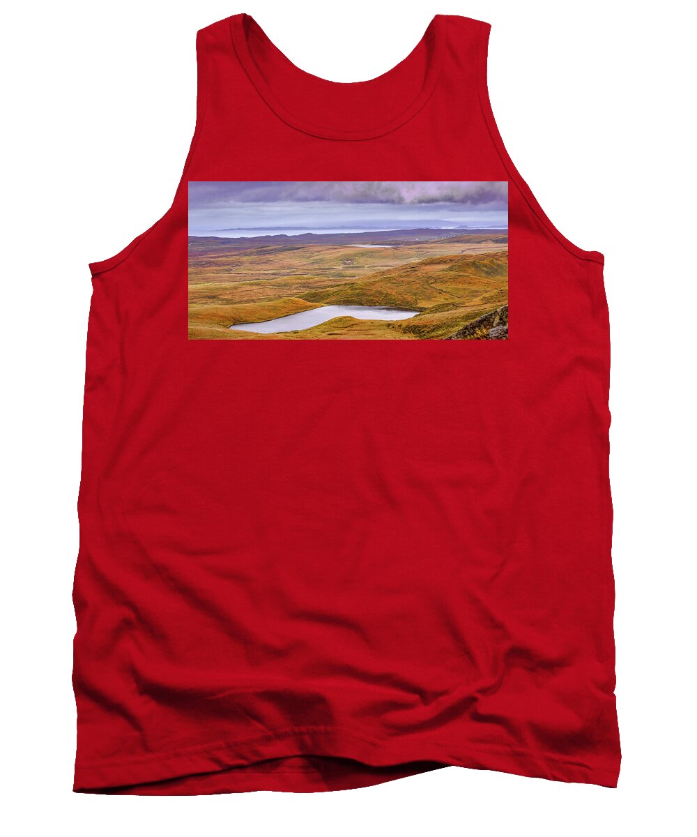 Landscape Tank Top featuring the photograph Yellow autumn #g8 by Leif Sohlman