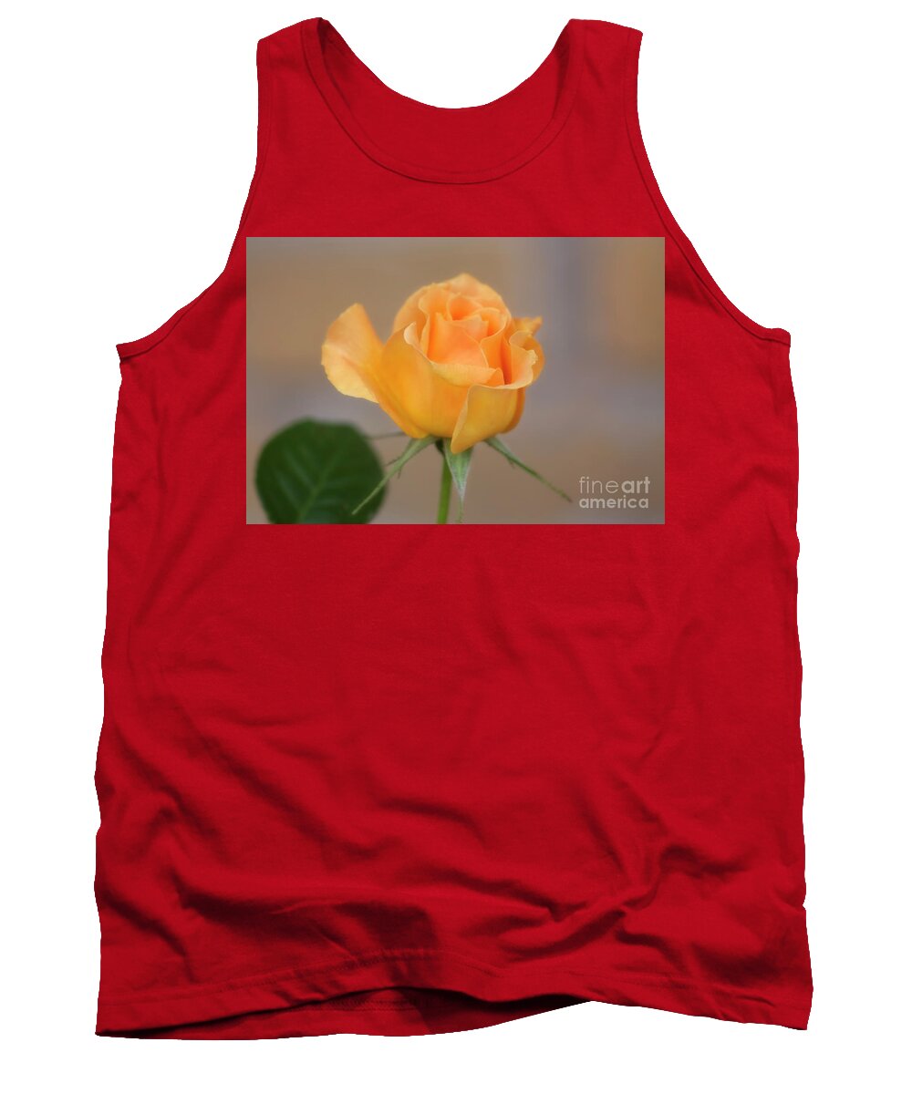 Flower Tank Top featuring the photograph Yellow Rose of Texas by Joan Bertucci