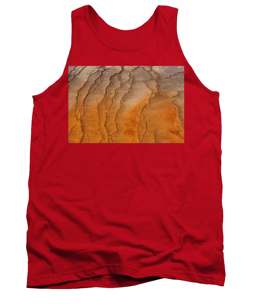 Texture Tank Top featuring the photograph Yellowstone 2530 by Michael Fryd