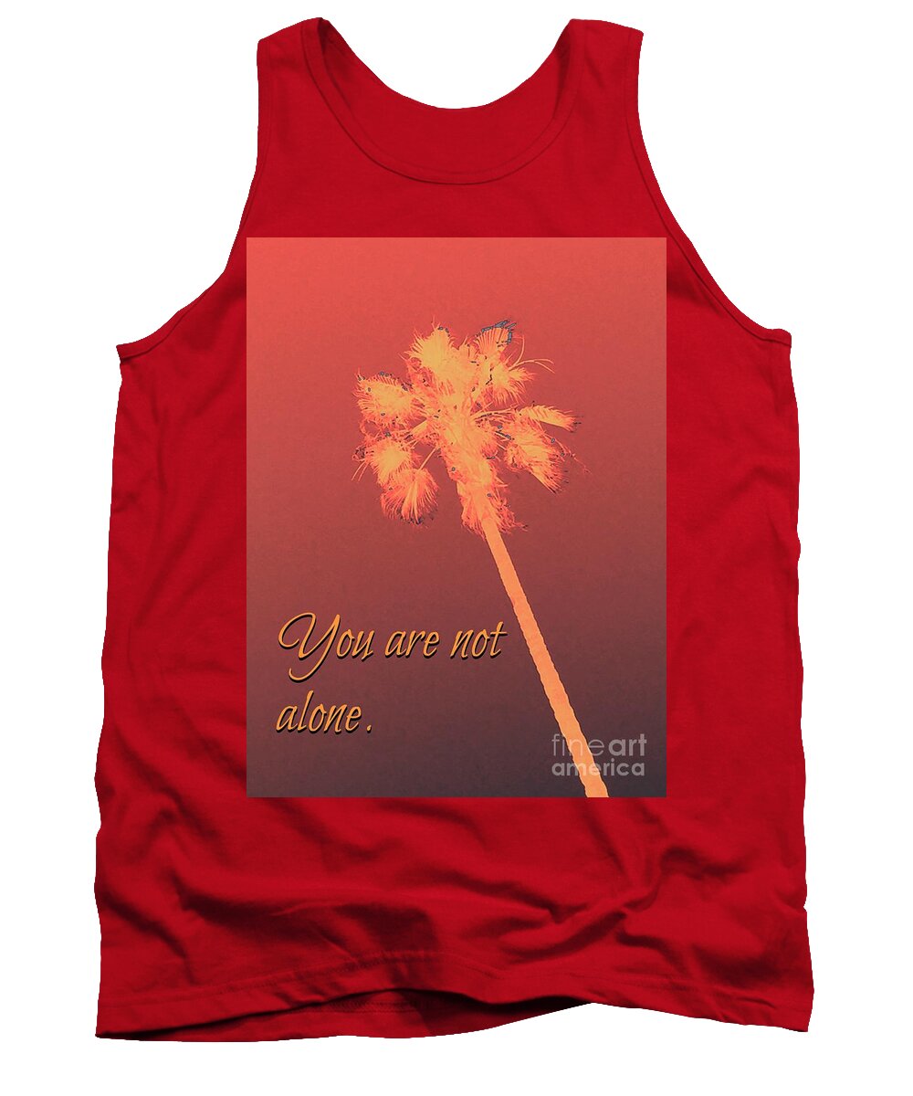 500 Views Tank Top featuring the photograph You Are Not Alone by Jenny Revitz Soper