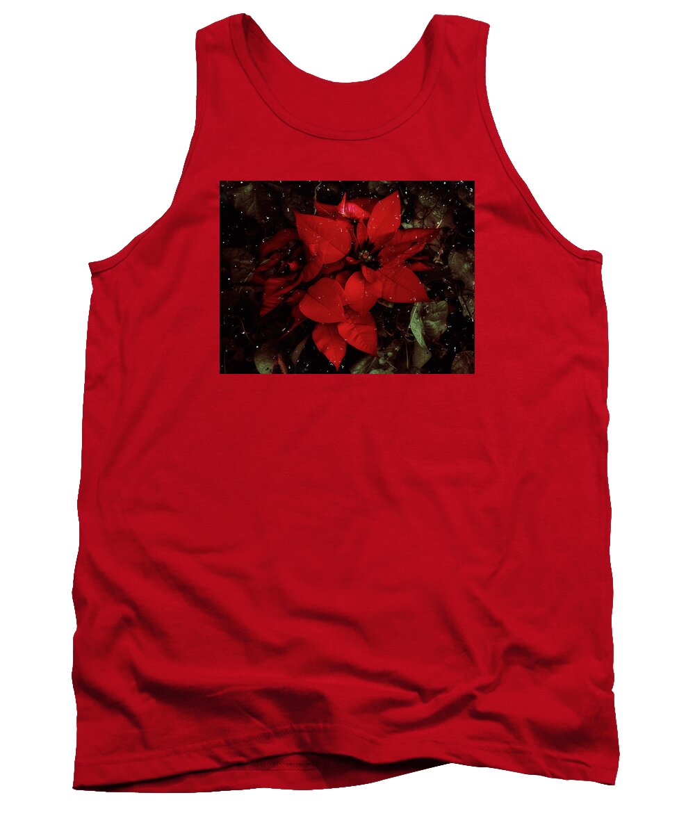 Flowers Tank Top featuring the photograph You Know It's Christmas Time When... by Elaine Malott