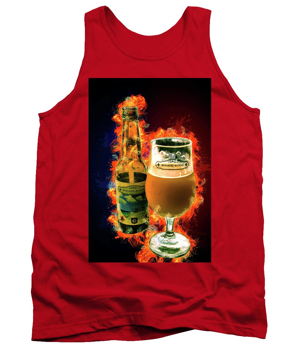 Bonaire Tank Top featuring the photograph Bonaire Blond by Pheasant Run Gallery