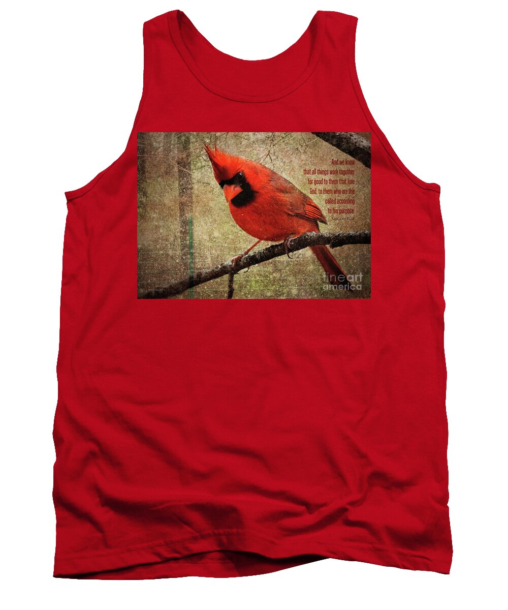 Cardinals in the Snow Tank Top