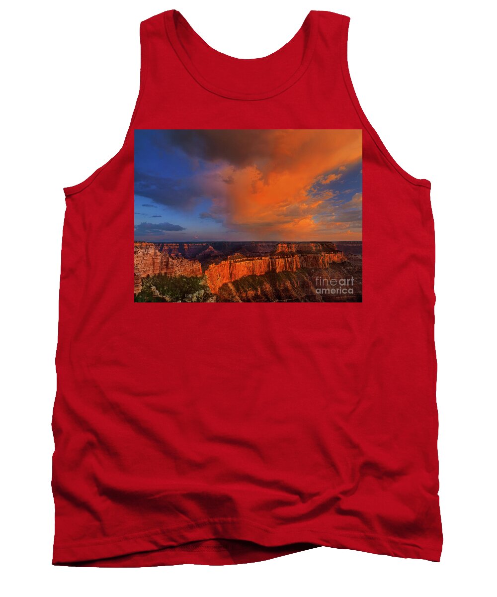 Grand Canyon Tank Top featuring the photograph Clearing Storm Cape Royal North Rim Grand Canyon NP Arizona by Dave Welling