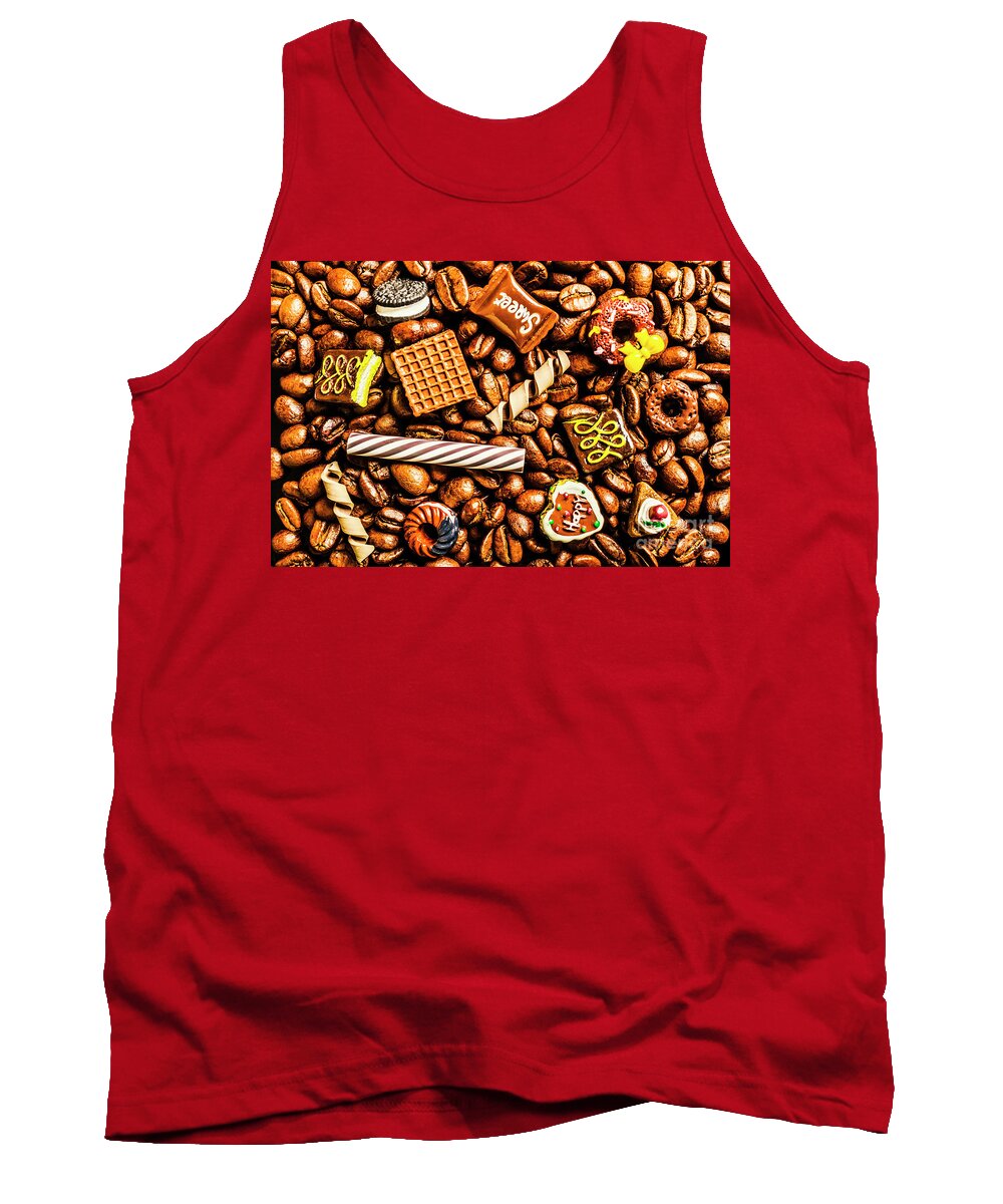 Food Tank Top featuring the photograph Coffee candy by Jorgo Photography