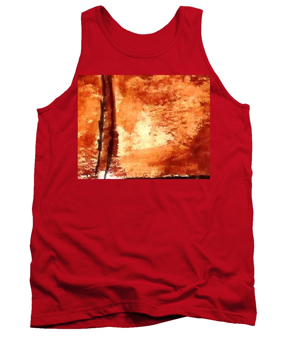 Abstract Tank Top featuring the digital art Digital Abstract No9. by Clyde J Kell