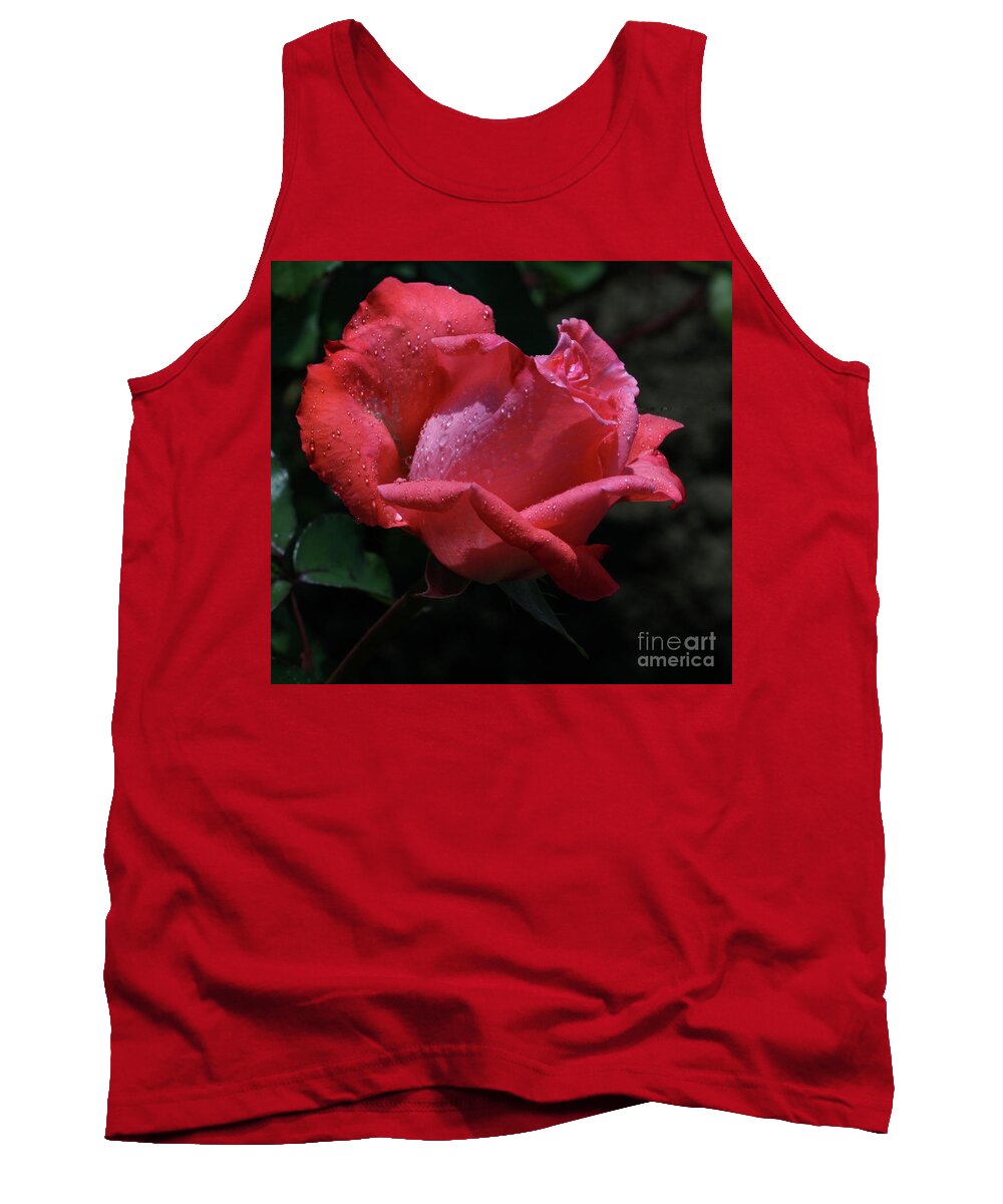Rose Tank Top featuring the photograph Flasher by Doug Norkum