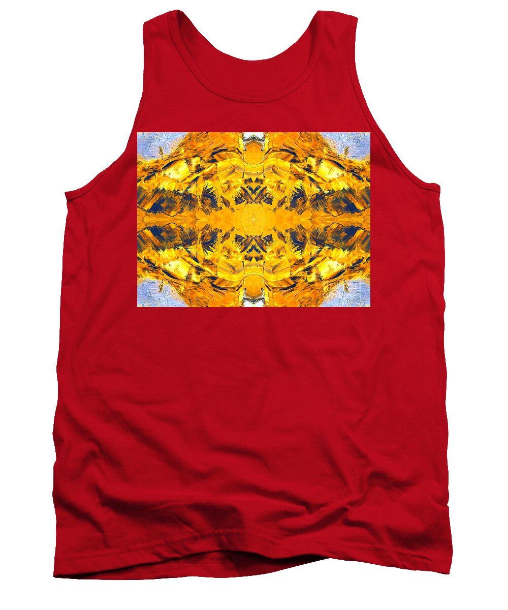 Volcano Tank Top featuring the painting Into The Volcano by Bill King