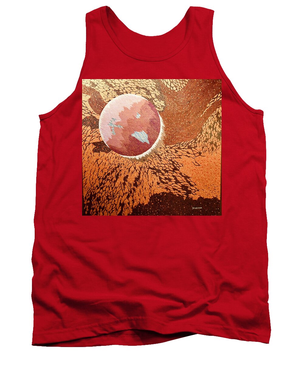 Brilliant Tank Top featuring the painting New World by DLWhitson