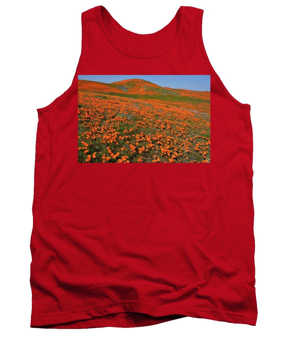Wildflowers Tank Top featuring the photograph Poppy Superbloom 2019 by Brian Tada