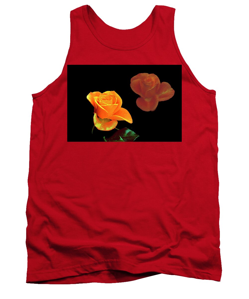 Rose Tank Top featuring the photograph Reflecting Rose by Ira Marcus