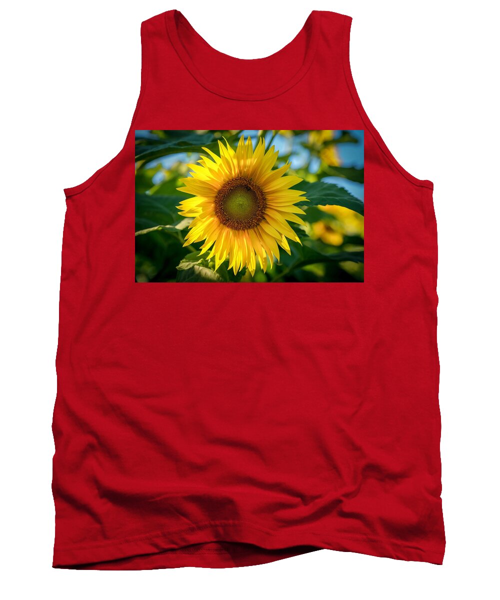 Flower Tank Top featuring the photograph Sunflower by Susan Rydberg