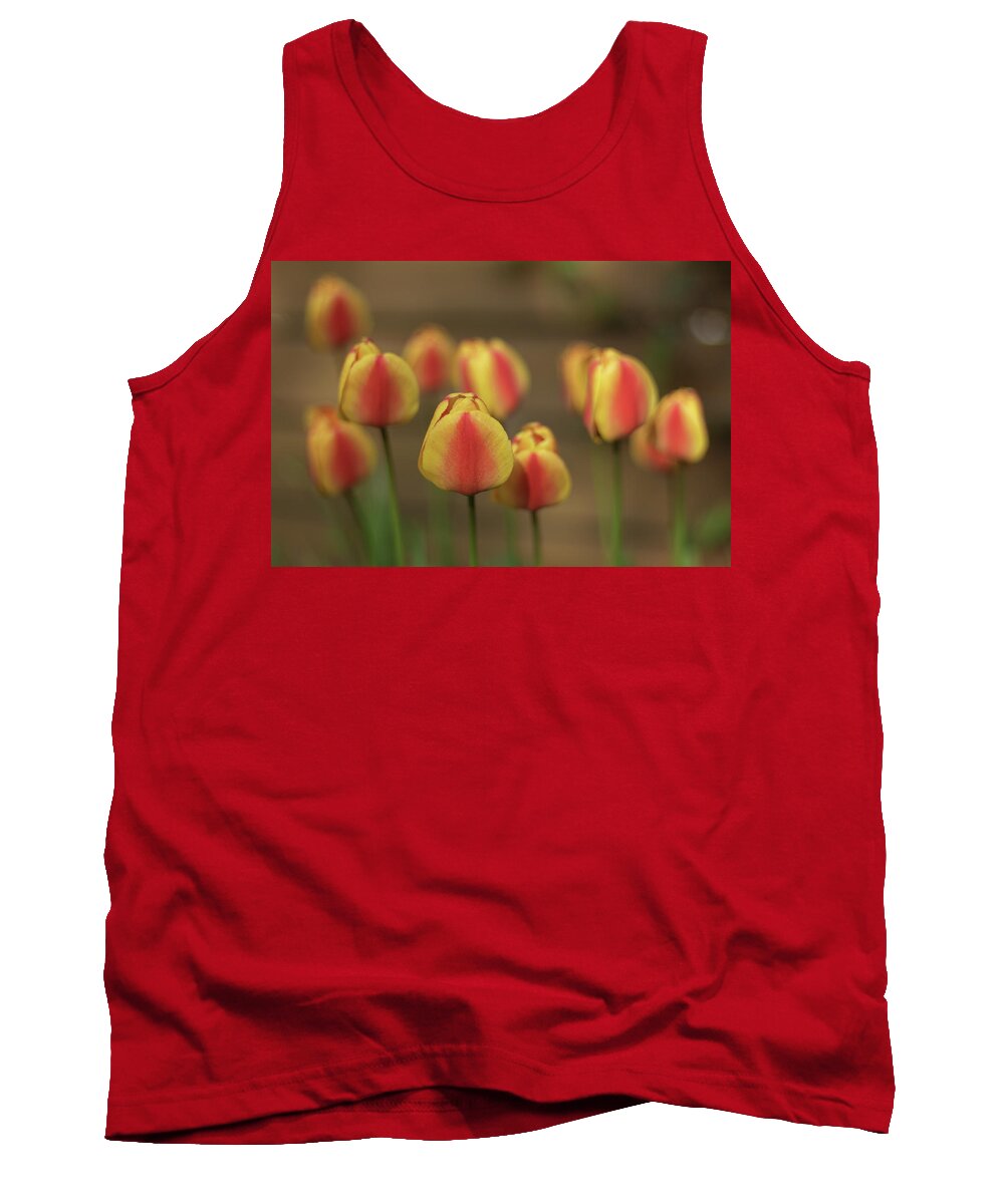 Tulip Tank Top featuring the photograph Tulips by Martin Vorel Minimalist Photography