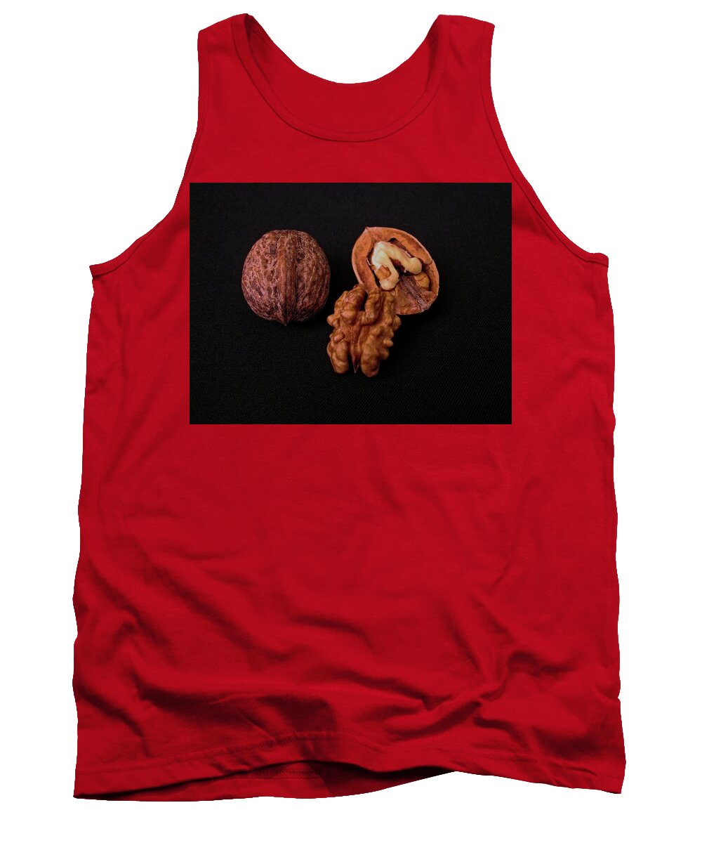 Food Tank Top featuring the photograph Walnuts by Martin Smith