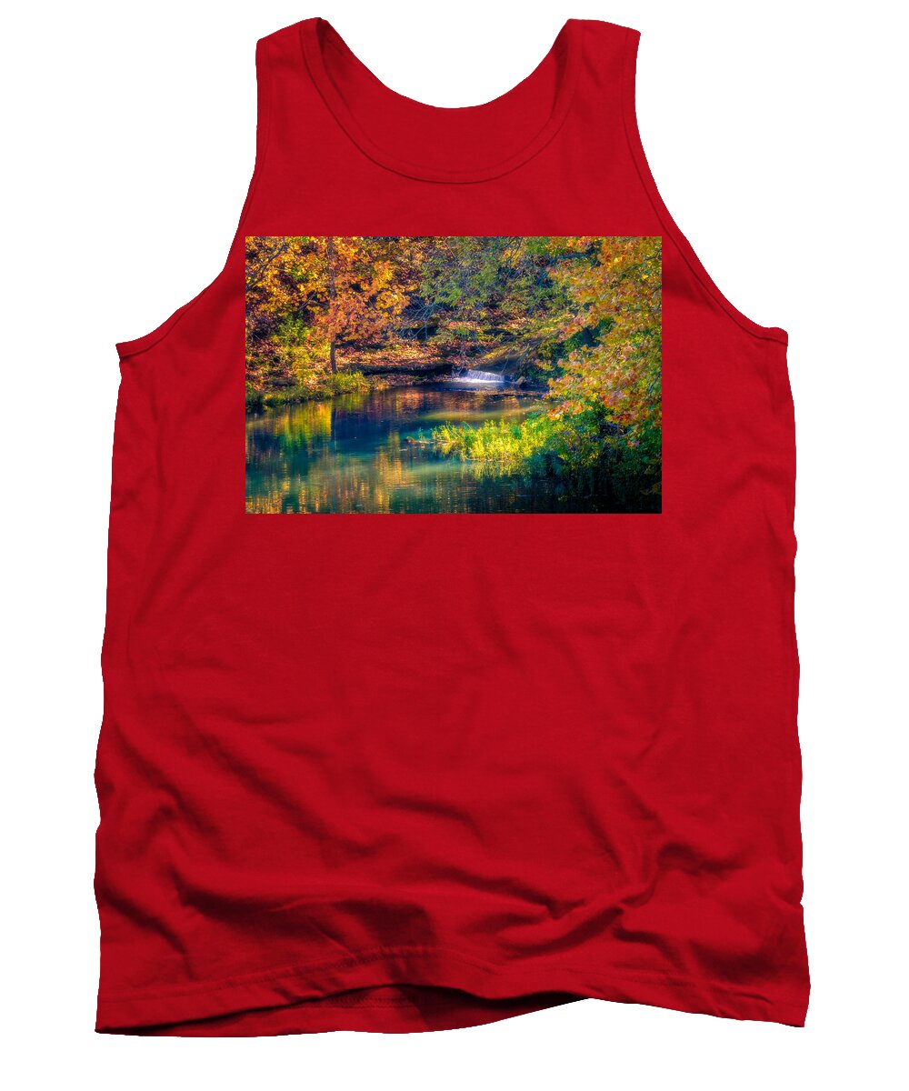 Fall Tank Top featuring the photograph Water Fall by Allin Sorenson