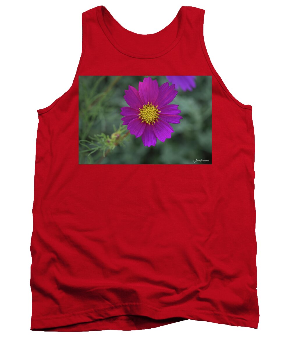 Flower Tank Top featuring the photograph Wide Open by Aaron Burrows