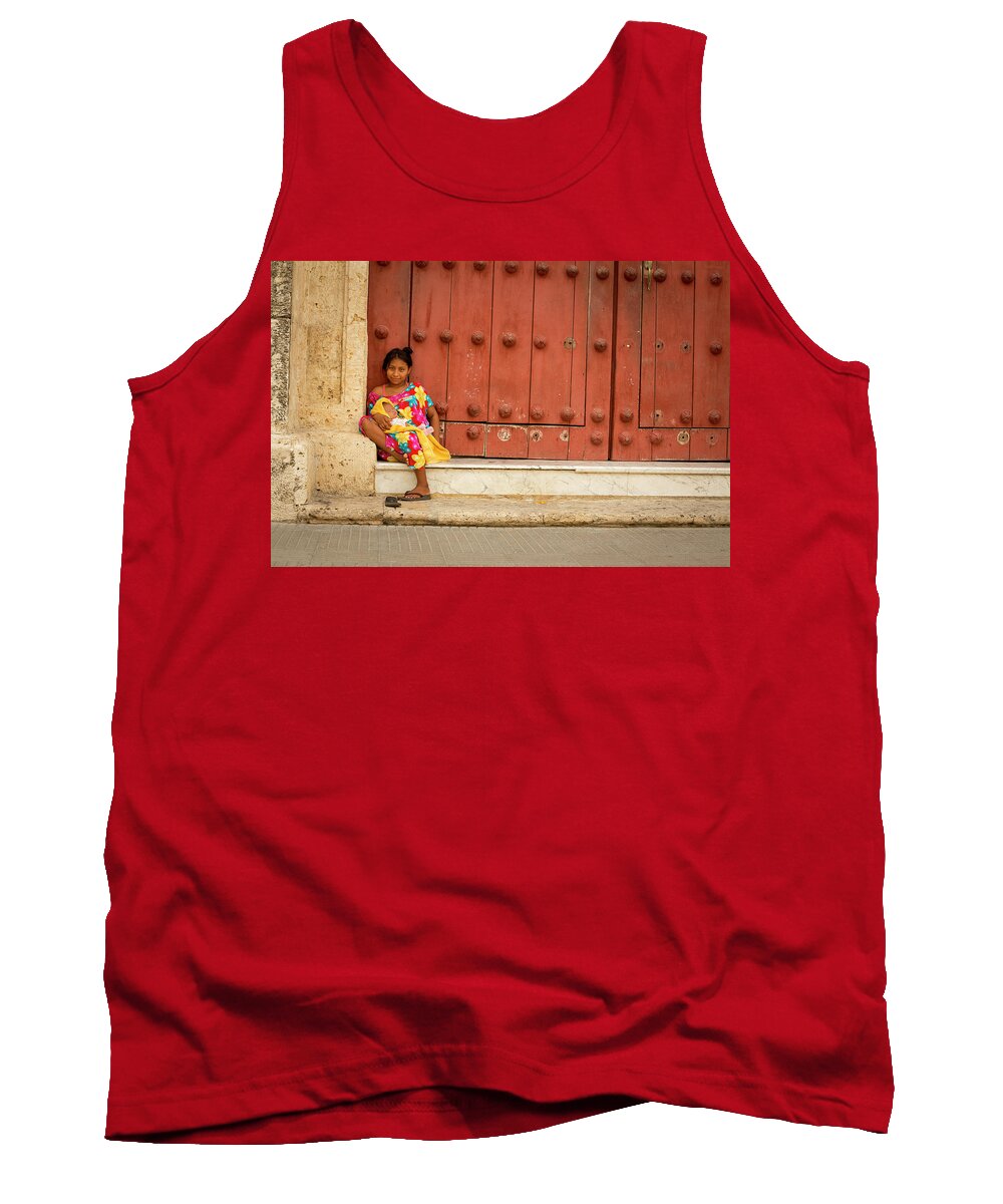 Cartagena Tank Top featuring the photograph Cartagena Bolivar Colombia #5 by Tristan Quevilly