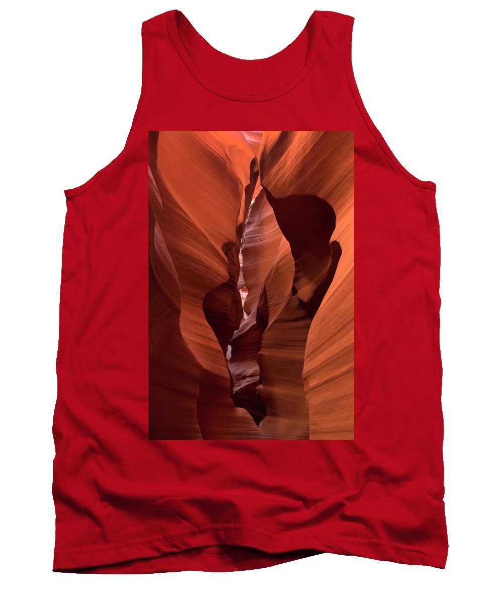 Antelope Canyon Tank Top featuring the photograph Antelope Canyon-1 by Mark Langford