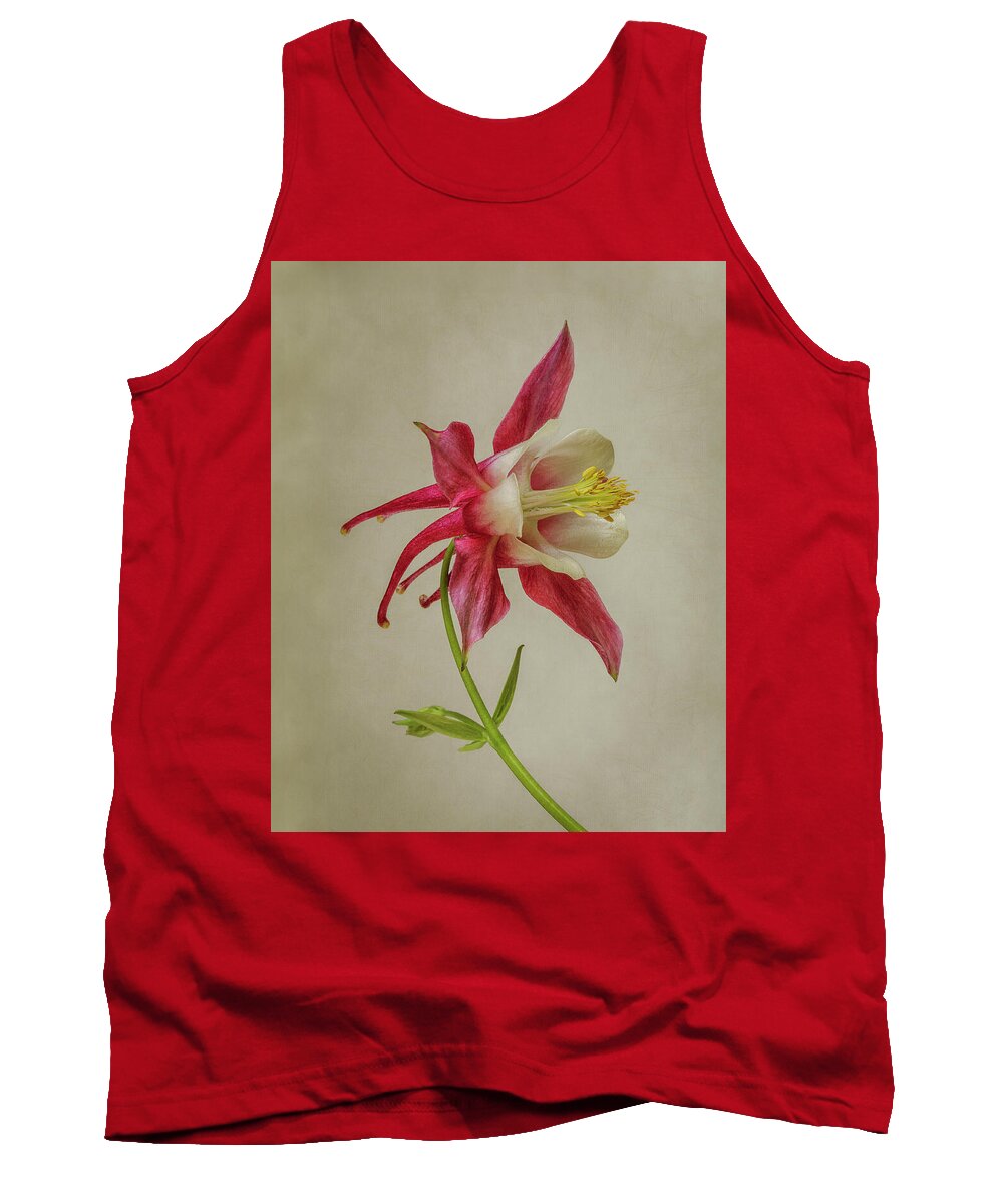 Columbine Tank Top featuring the photograph Pink Columbine Wildflower #1 by Patti Deters
