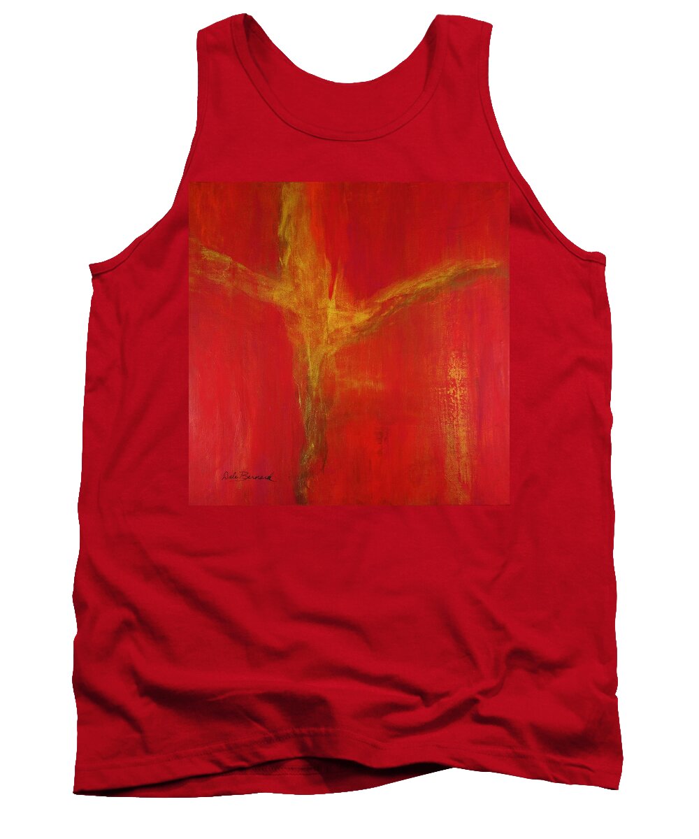 Redemed Tank Top featuring the painting Atonement by Dale Bernard