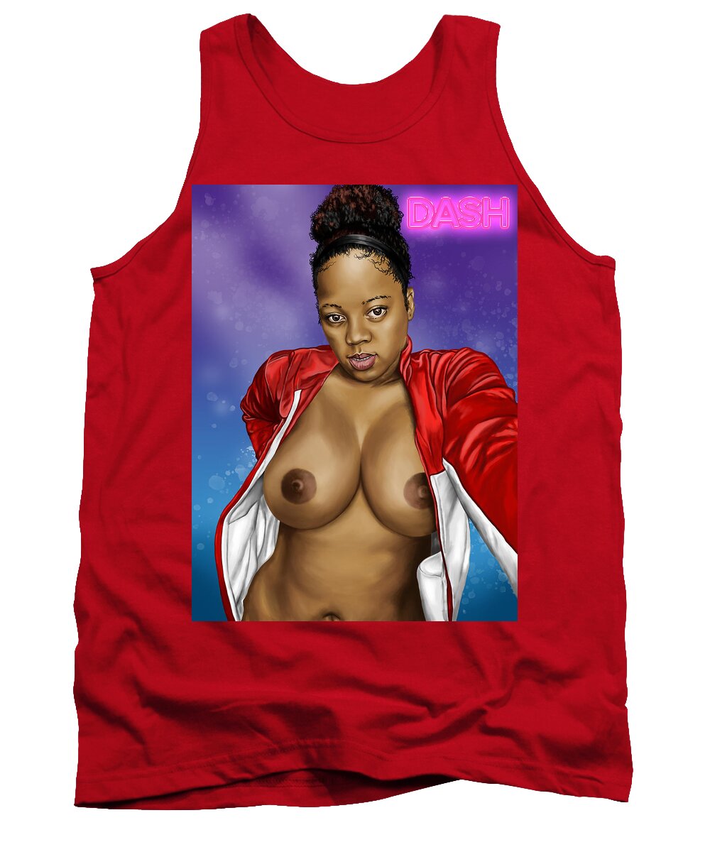 Big Tits Sexy Black Girl With Red Sweatshirt Tank Top by Benjamin Jules -  Pixels