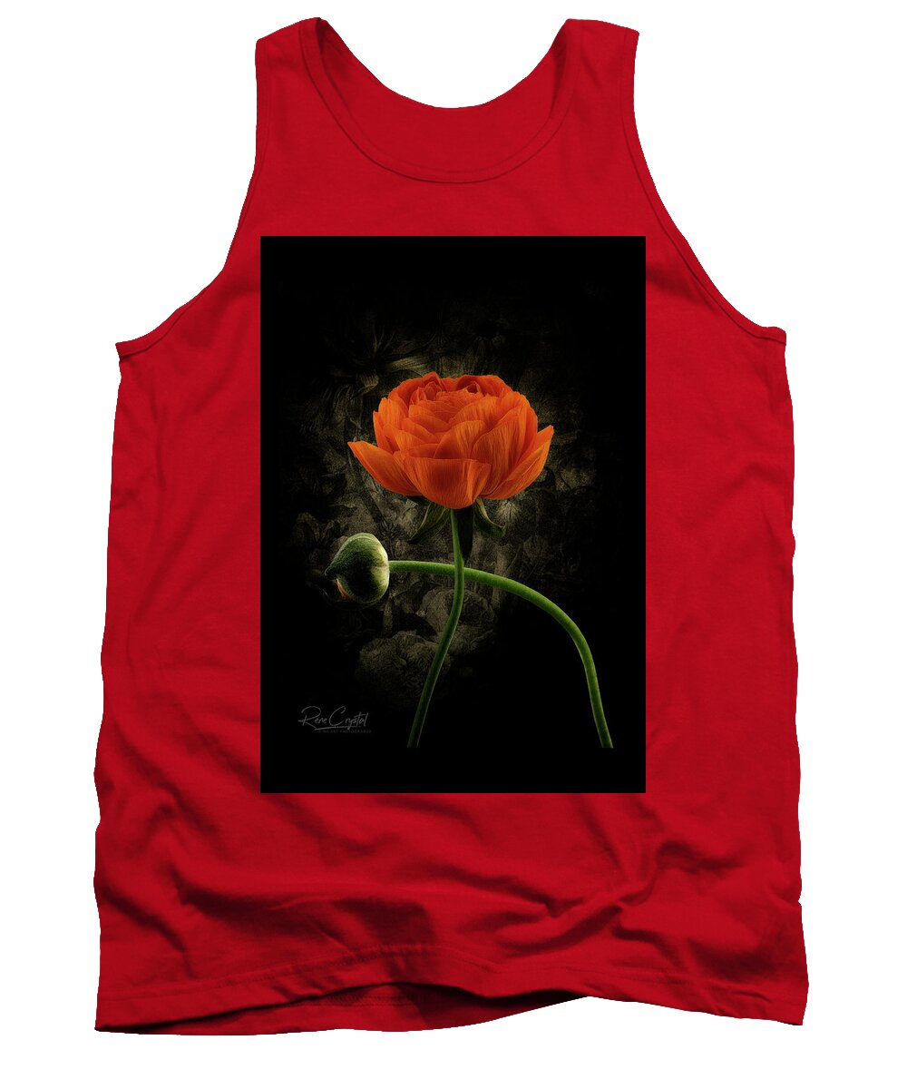 Orange Tank Top featuring the photograph Bloomin' Orange by Rene Crystal