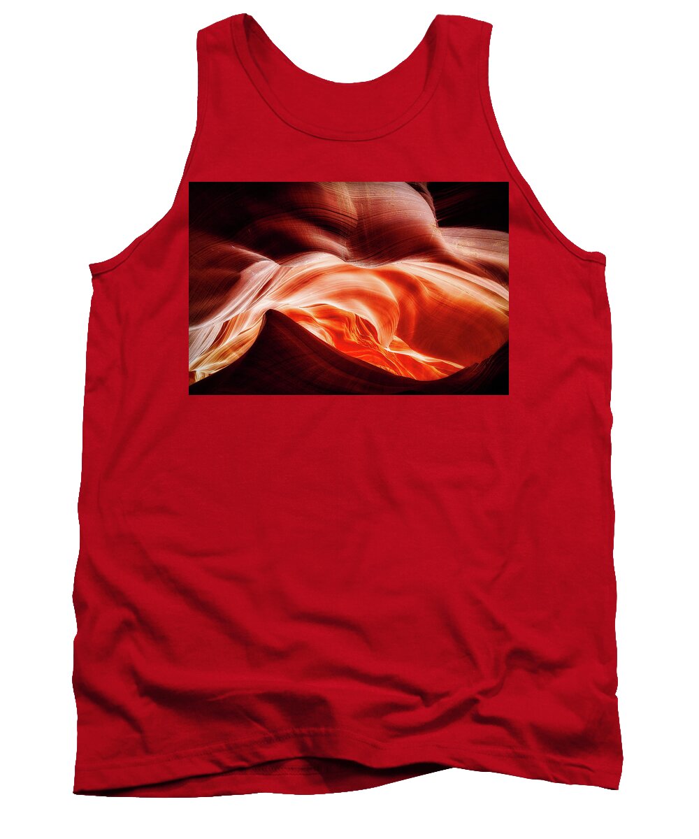 Antelope_canyon Tank Top featuring the photograph Cave of Wonders by Bradley Morris