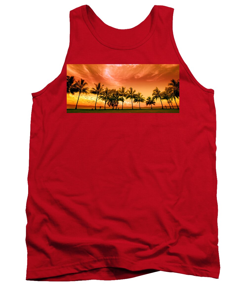 Landscape Tank Top featuring the photograph Coconut Grove by Holly Kempe