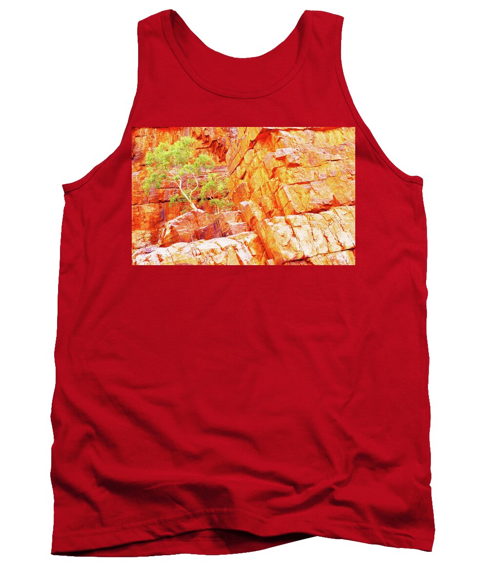 Australia Rocks Tank Top featuring the photograph Colours of Ormiston Gorge, Northern Territory by Lexa Harpell