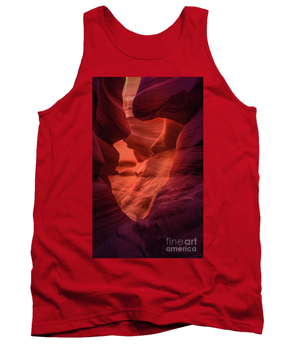 Red Canyon Tank Top featuring the photograph Cuore by Marco Crupi