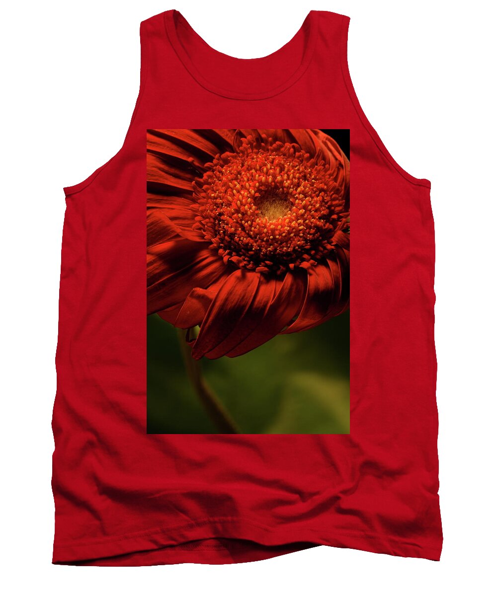 Flower Tank Top featuring the photograph Daisy 9783 by Julie Powell