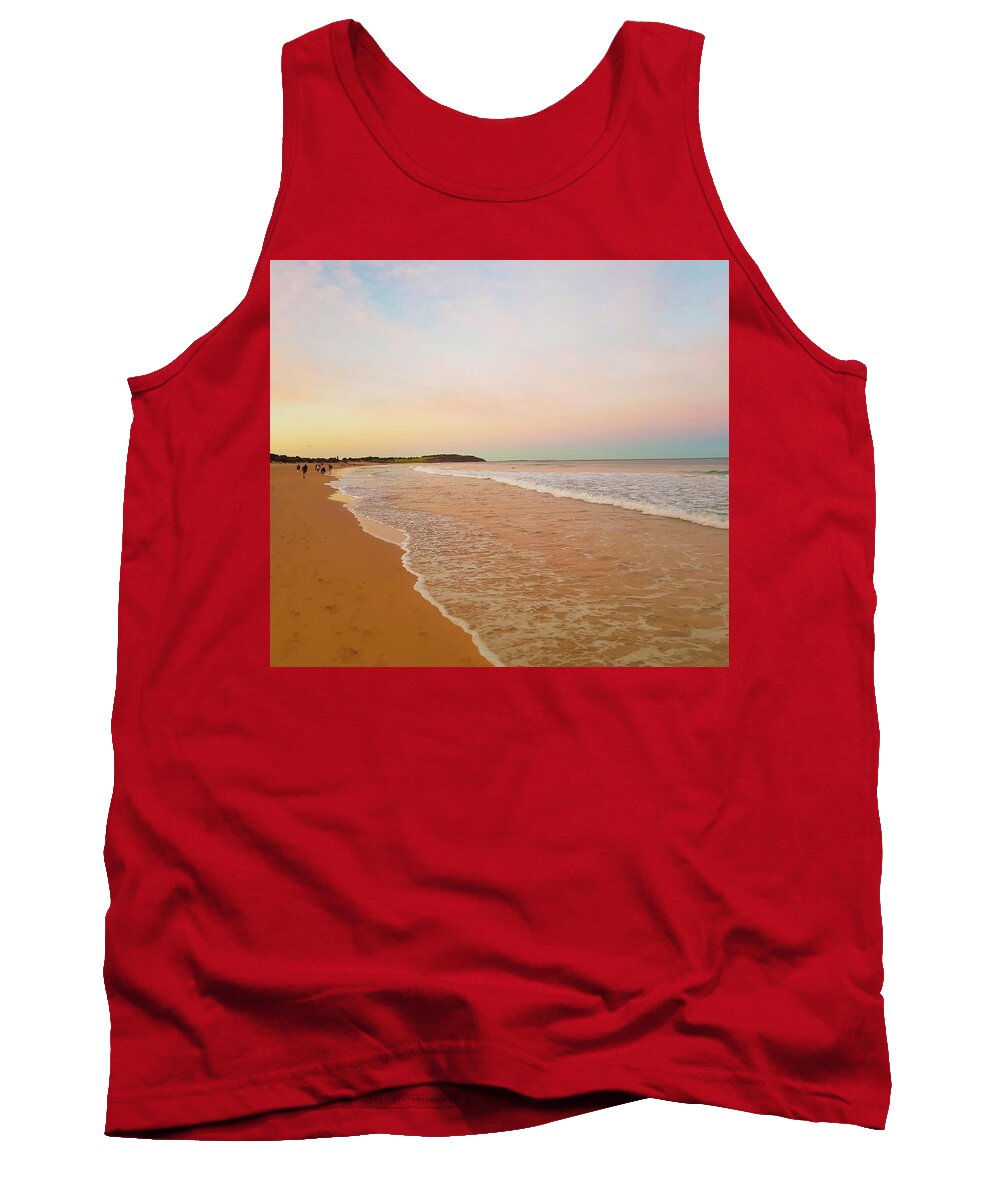 Water Tank Top featuring the photograph Dee Why Beach Sunset No 3 by Andre Petrov