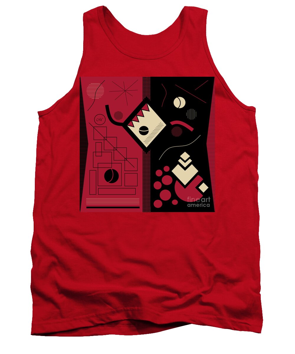 Diamonds Tank Top featuring the digital art Diamond Lady by Designs By L