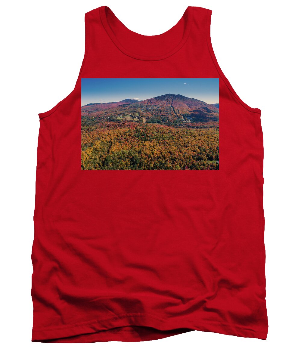 Burke Mt. Mountain Tank Top featuring the photograph Fall at Burke Mountain Vermont by John Rowe