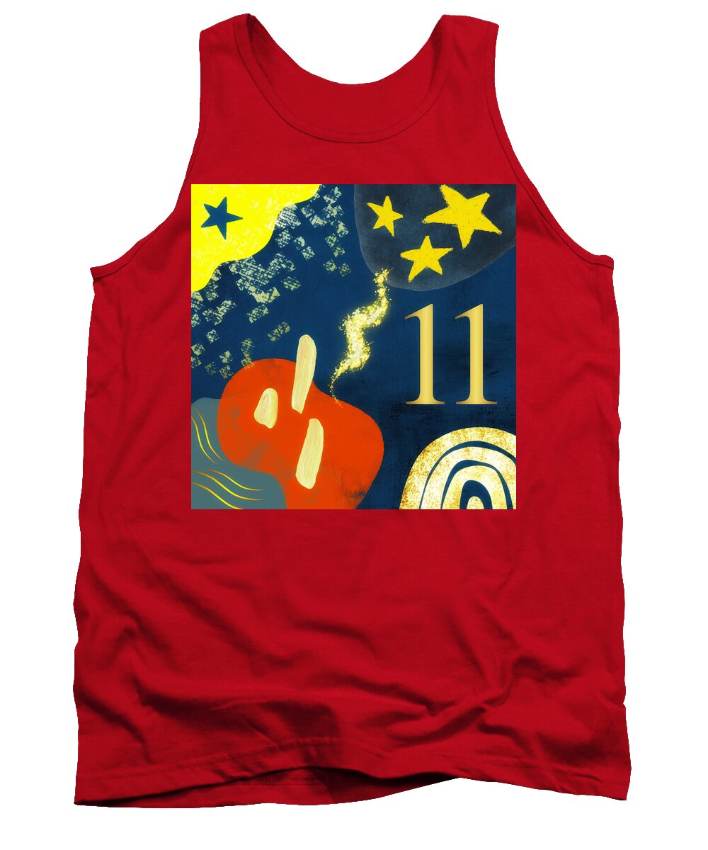 Abstract Art Tank Top featuring the mixed media Gateway to Enlightenment by Canessa Thomas