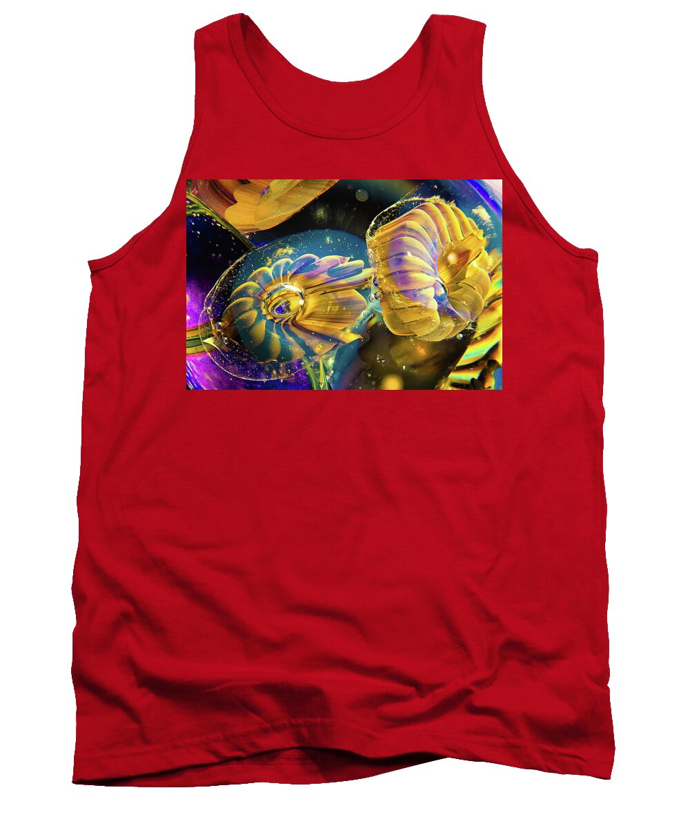 Hand Tank Top featuring the photograph Glass Nebula by Steven Nelson