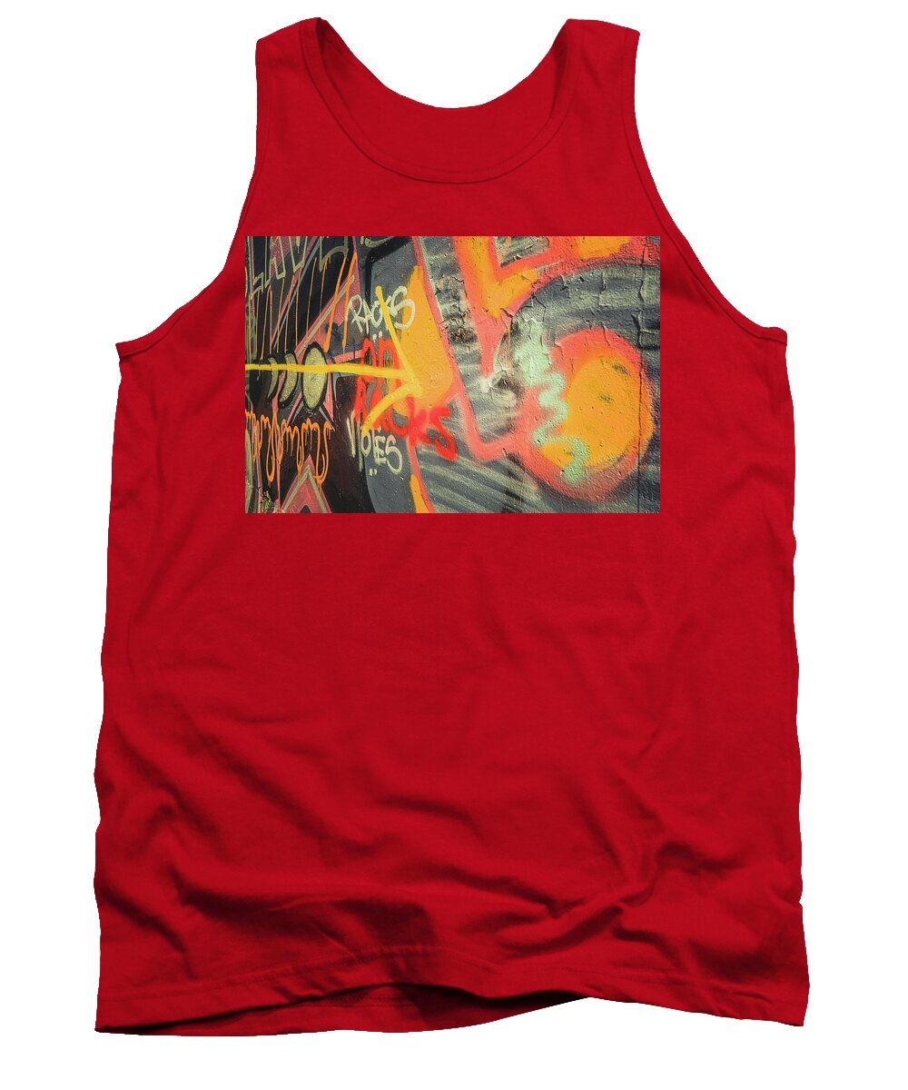  Grafittiphotography Tank Top featuring the photograph Here's The Point by Ken Sexton