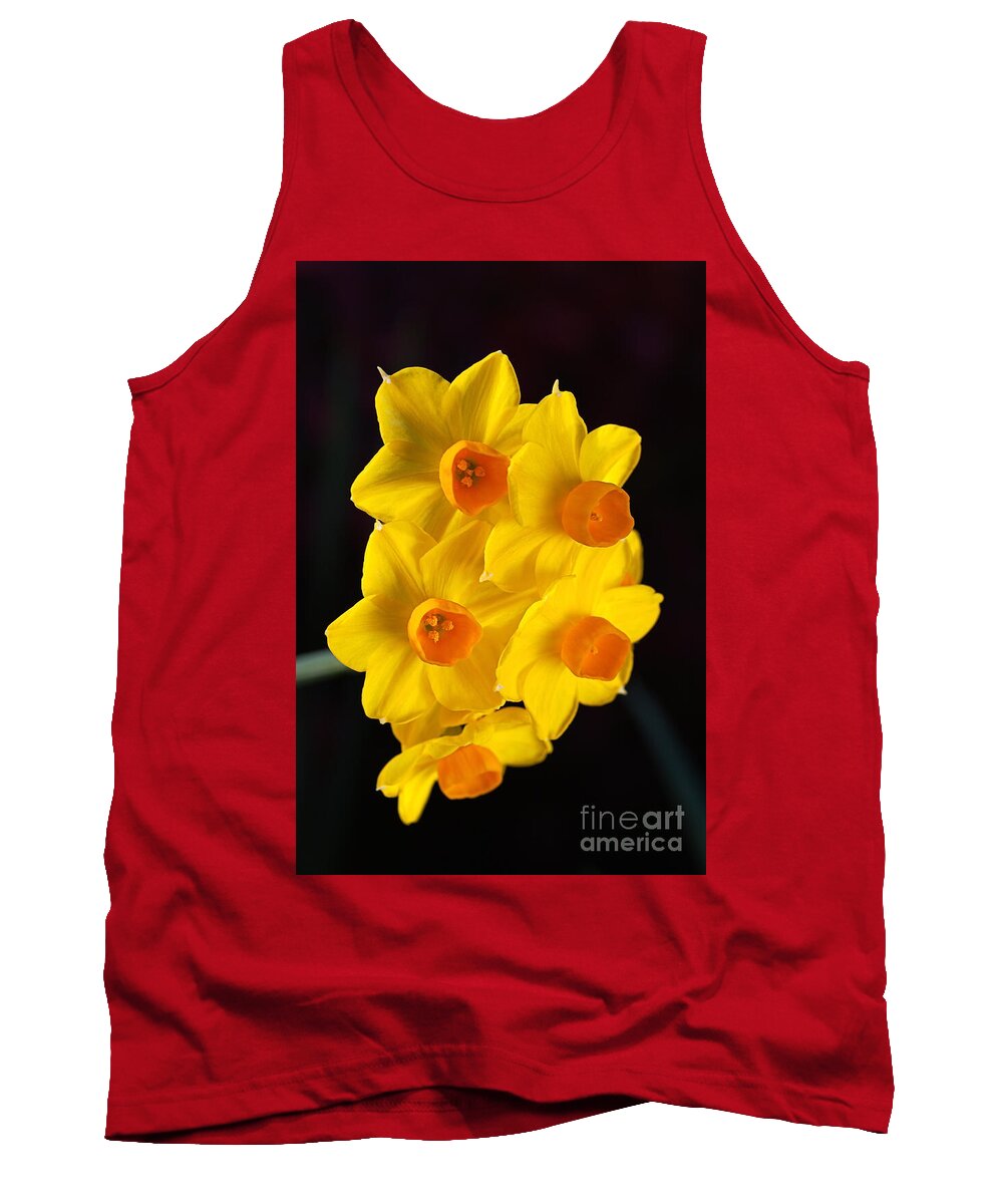 Jonquils Tank Top featuring the photograph Jonquils In Spring by Joy Watson