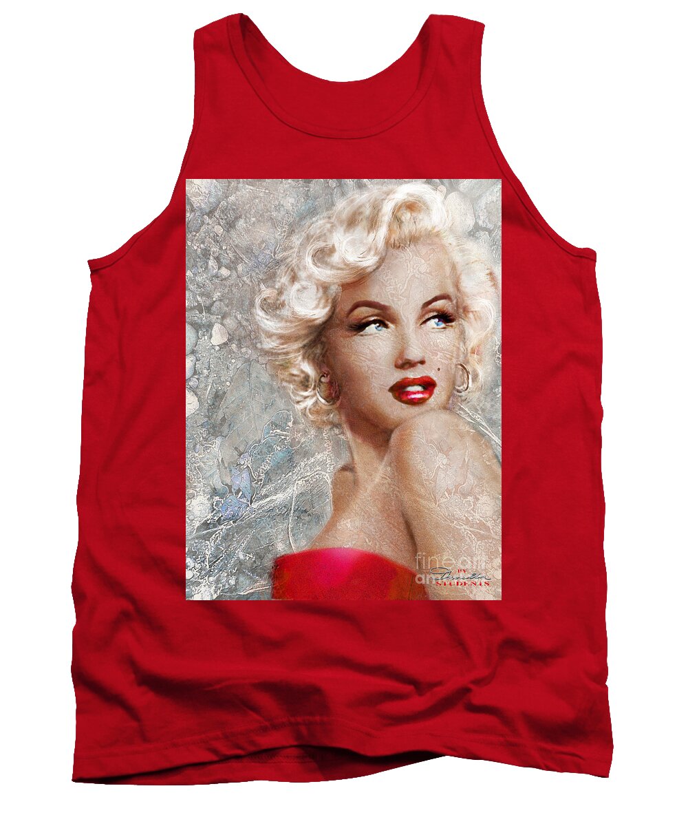 Marilynmonroe Tank Top featuring the painting Marilyn Danella Ice by Theo Danella