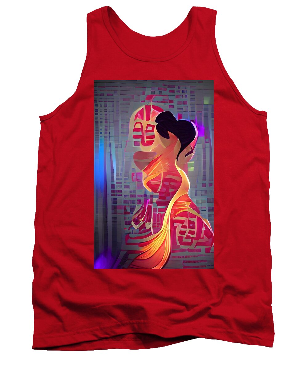 Tank Top featuring the digital art Mixamus by Rod Turner