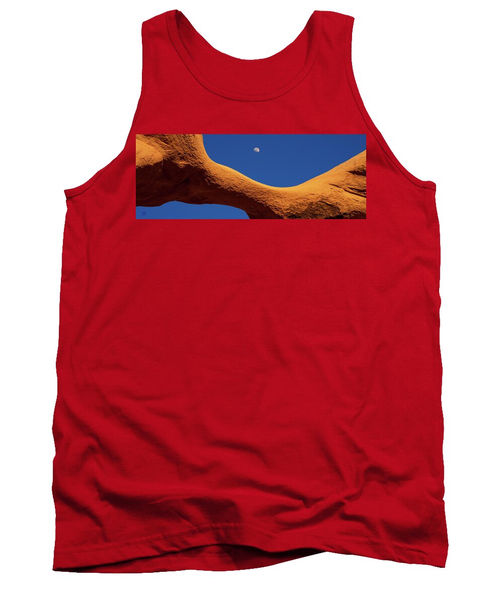 50s Tank Top featuring the photograph Moon Dance by Edgars Erglis