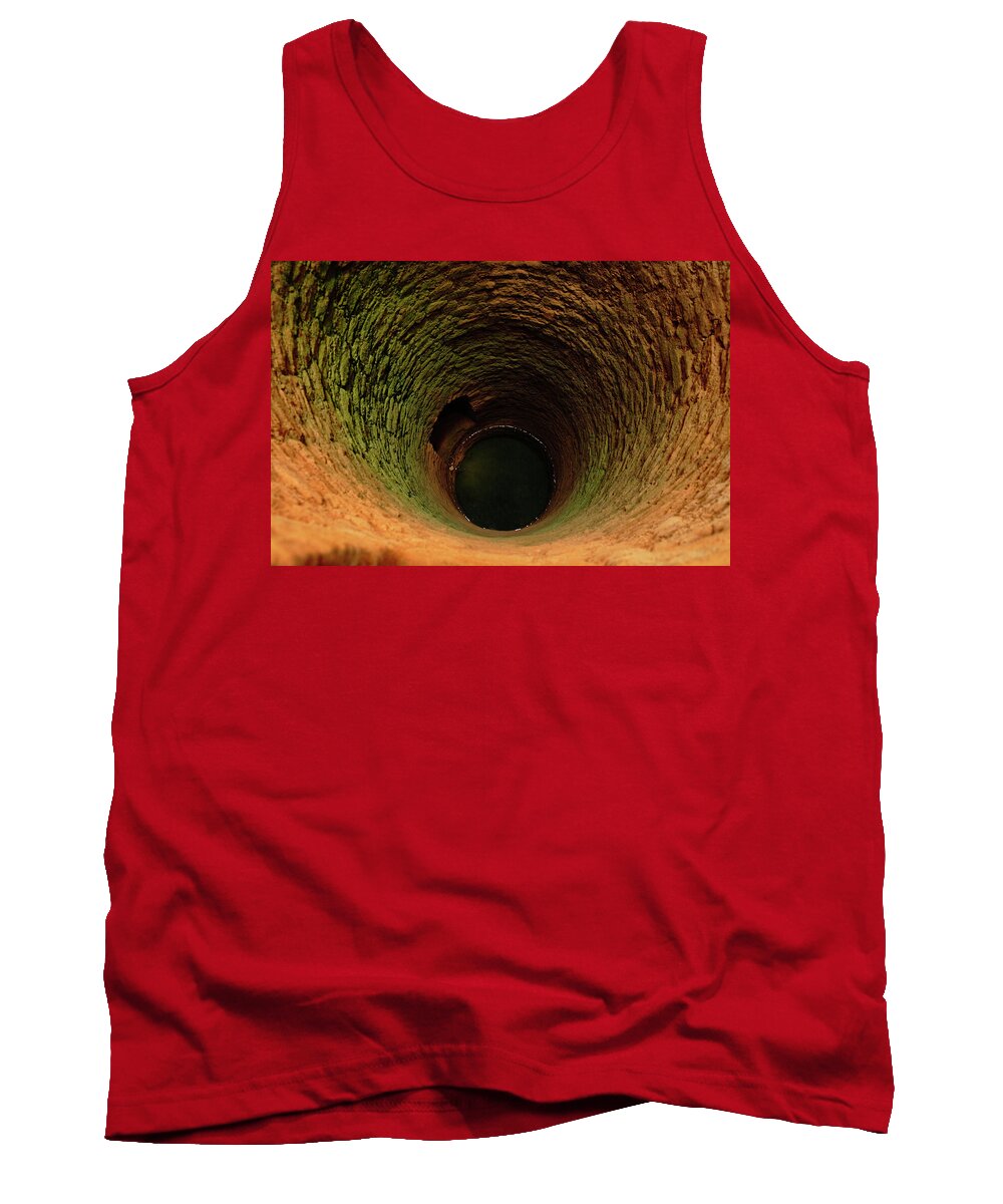 Silves Tank Top featuring the photograph Moorish cistern-well view in the Castle of Silves by Angelo DeVal