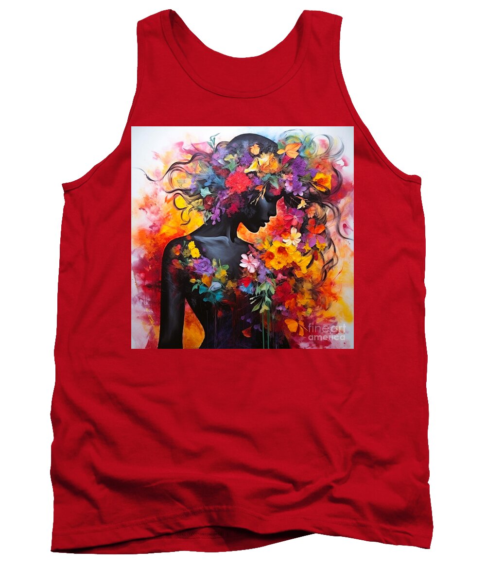 Natures Beauty Tank Top featuring the painting Natures Beauty by Crystal Stagg