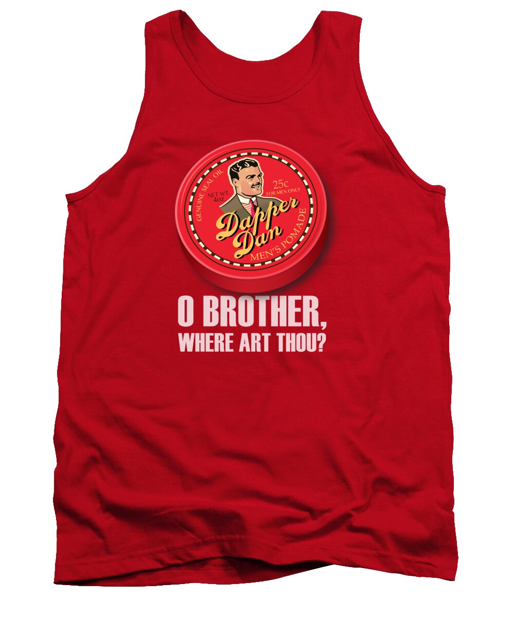 O Brother Where Art Thou? Tank Top featuring the digital art O Brother Where Art Thou? - Alternative Movie Poster by Movie Poster Boy