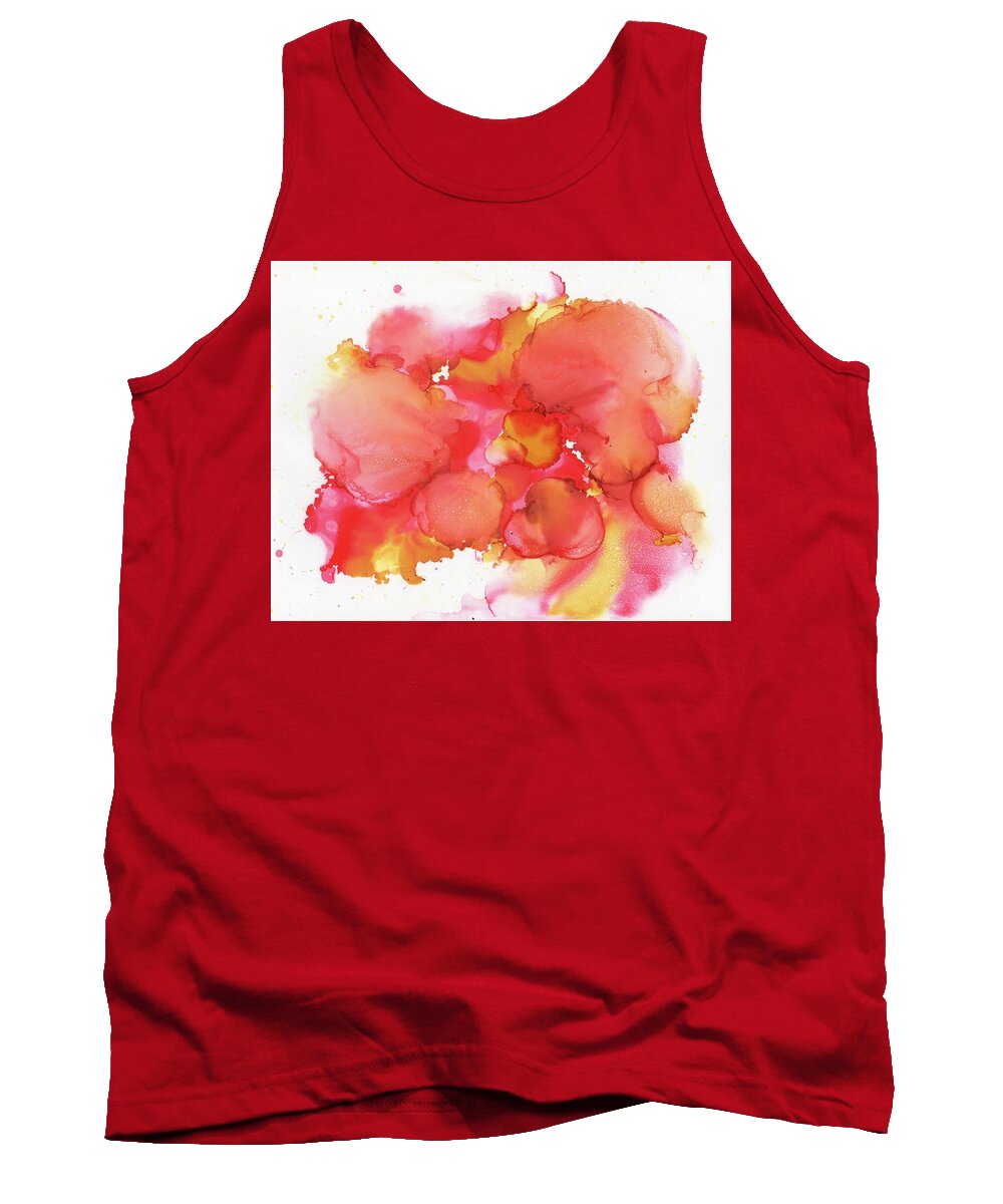Alcohol Tank Top featuring the painting Persistent by Christy Sawyer