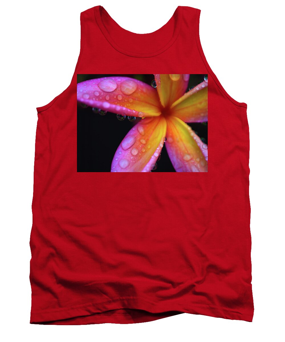 Plumeria Tank Top featuring the photograph Pink Plumeria by Christopher Johnson