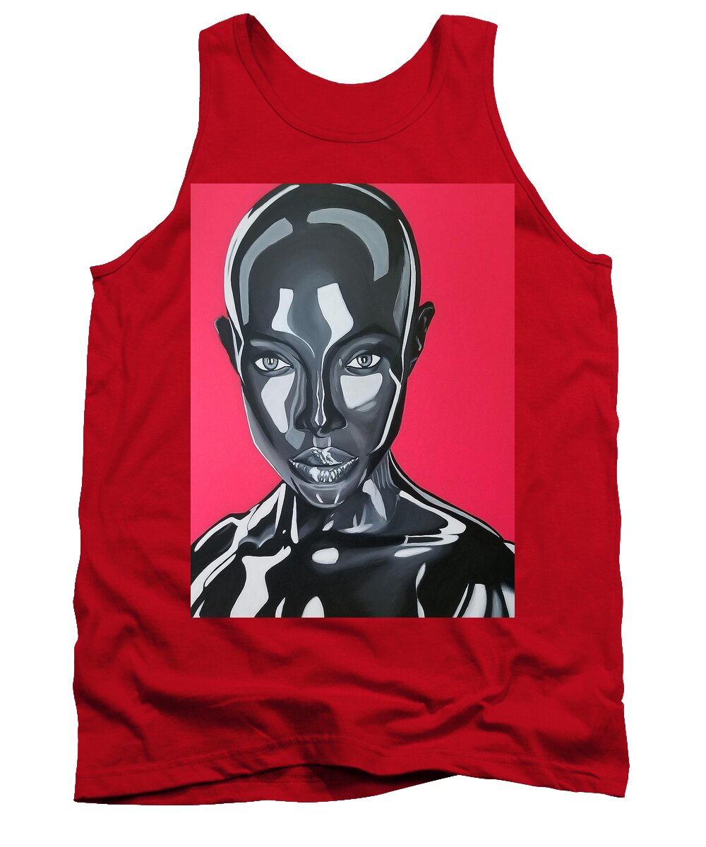  Tank Top featuring the painting Prototype by Bryon Stewart